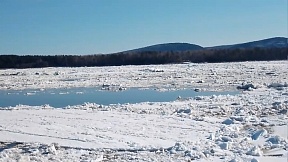 Ледоход на реке Лене достиг границ Якутии