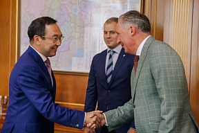 Глава Якутии встретился с президентом Олимпийского комитета России Глава Якутии встретился с президентом Олимпийского комитета России
