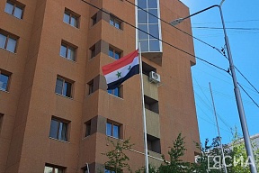 В Деревне спортсменов подняли флаг Сирии в честь приезда сборной в Якутск